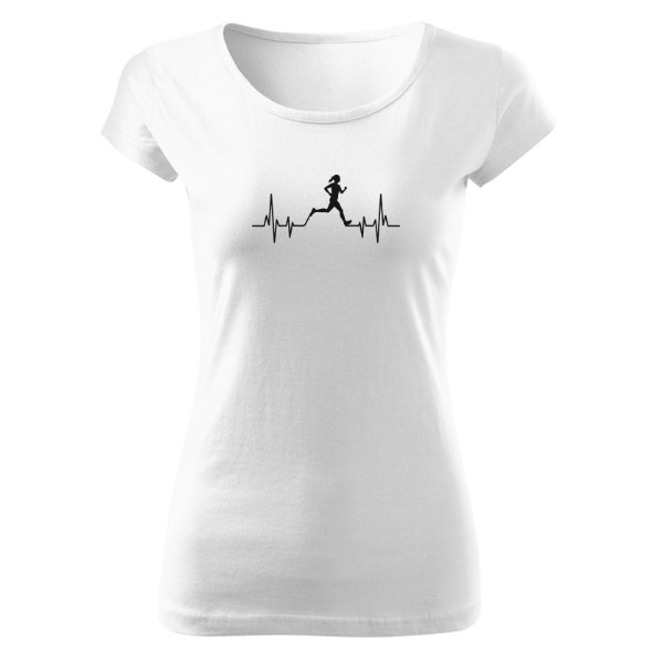 Tričko s potiskem Běh je život