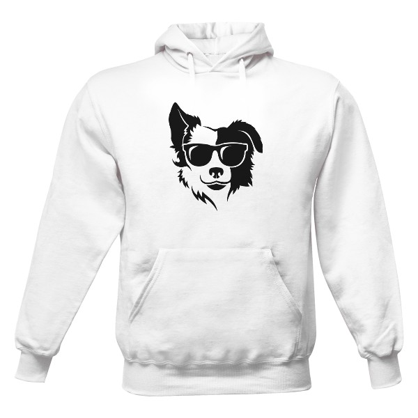 Pánská mikina s kapucí s potiskem Border kolie