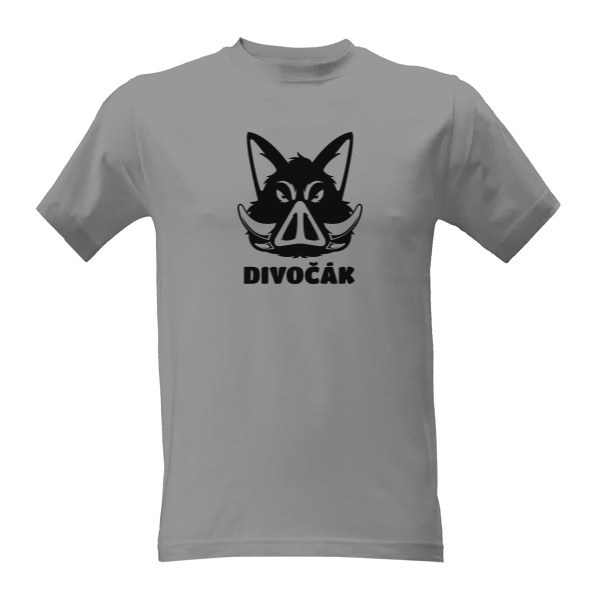 Tričko s potiskem Divočák