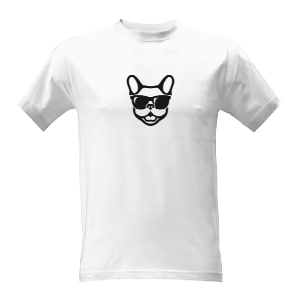 Tričko s potiskem Francouzský buldoček