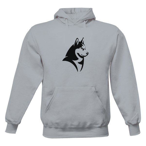 Pánská mikina s kapucí s potiskem Husky