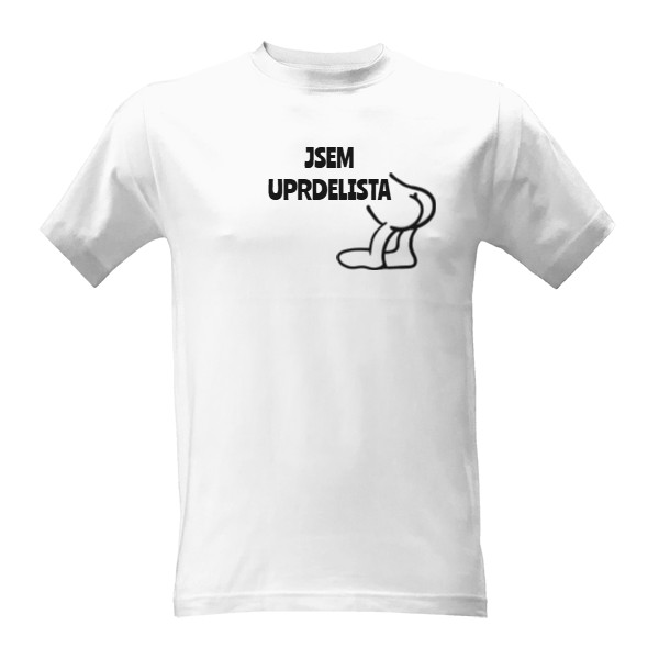 Tričko s potiskem Jsem uprdelista!
