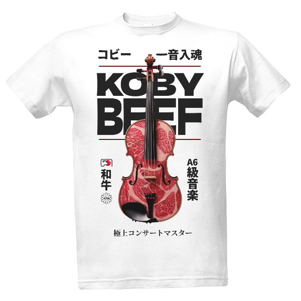 Tričko s potiskem Koby Beef