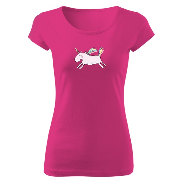 Tričko s potiskem Kreslený unicorn