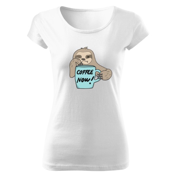 Tričko s potiskem Čas na kafe