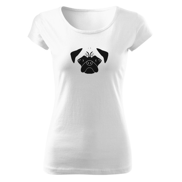 Tričko s potiskem Mopsík