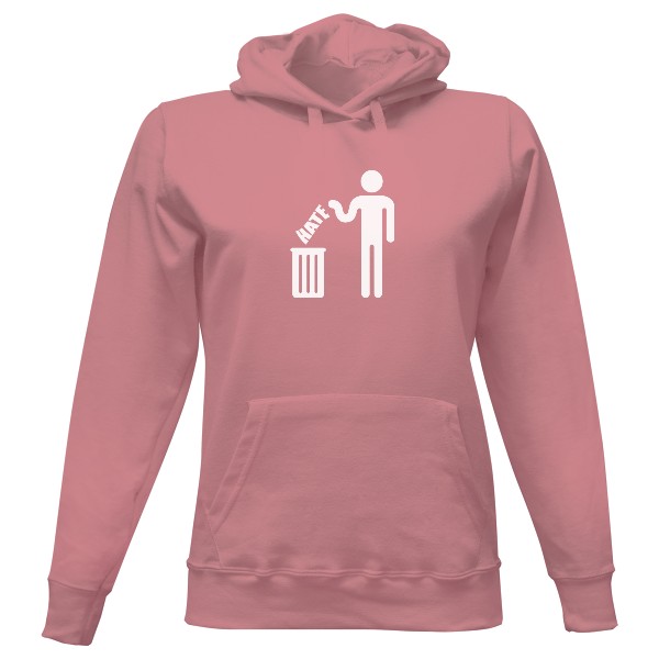 Dámská mikina s kapucí s potiskem Neřeš HATE!