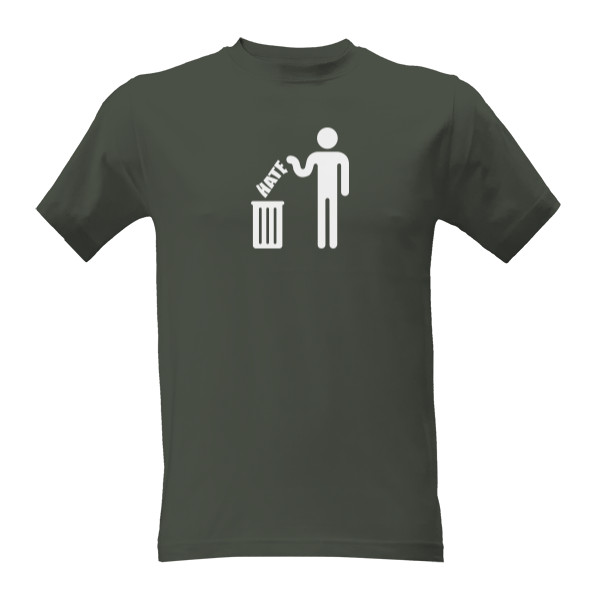 Tričko s potiskem Neřeš HATE!