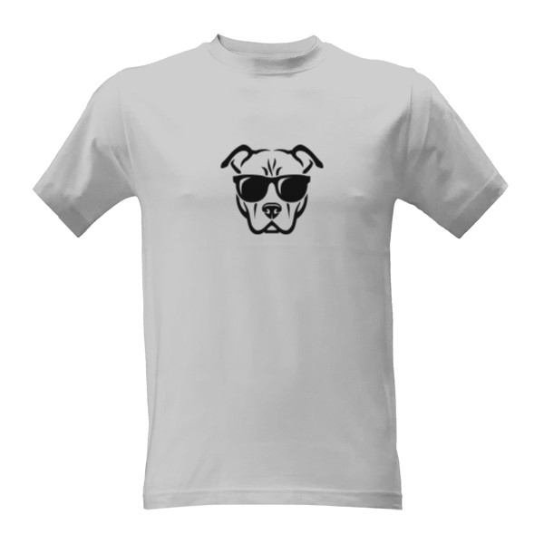 Tričko s potiskem Pitbull frajer