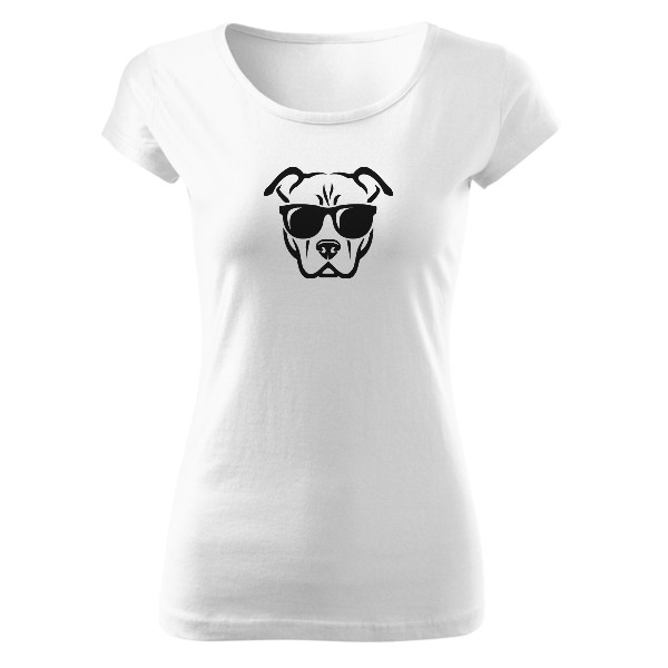 Tričko s potiskem Pitbull frajer