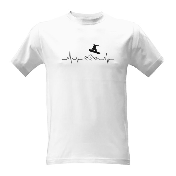 Tričko s potiskem Snowboard je život!