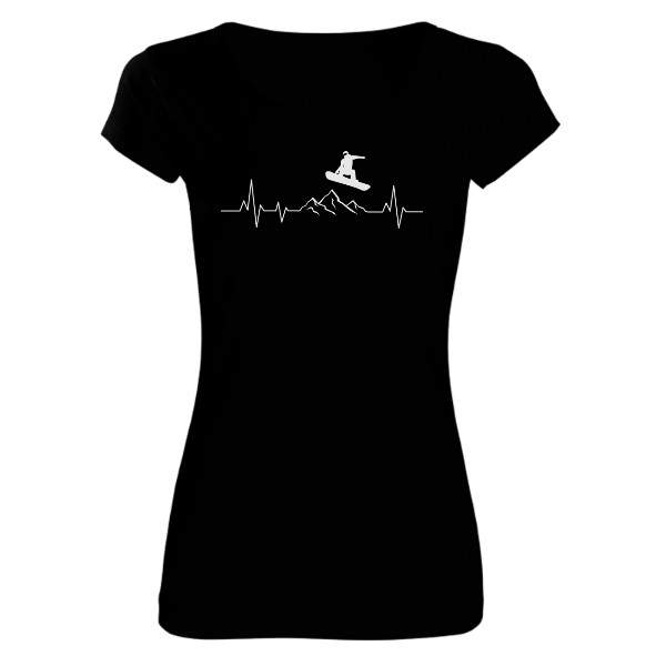 Tričko s potiskem Snowboard je život!