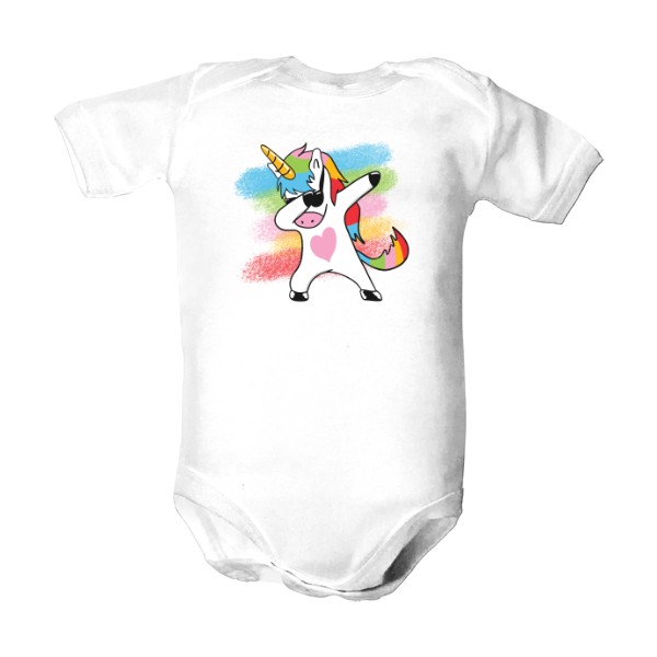 Dětské body  s potiskem Unicorn