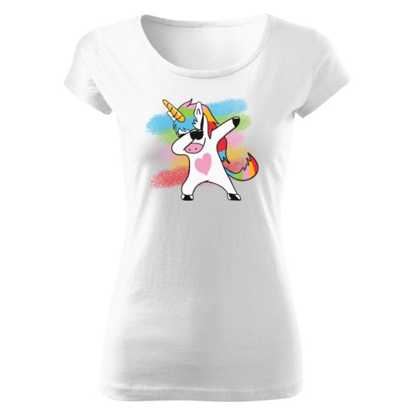 Tričko s potiskem Unicorn