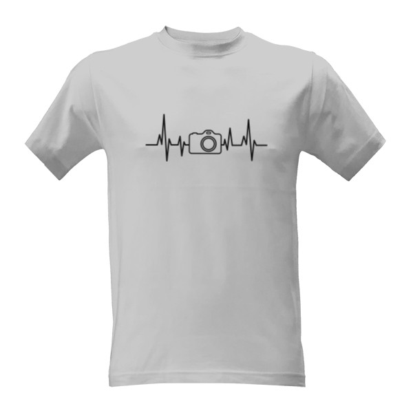 Tričko s potiskem Žít pro focení