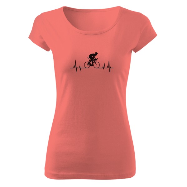 Tričko s potiskem Život na kole!